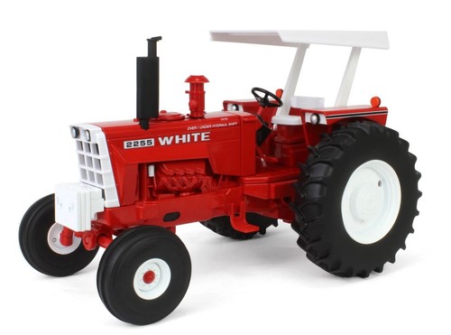 Ertl white 2255 2wd mit - white,